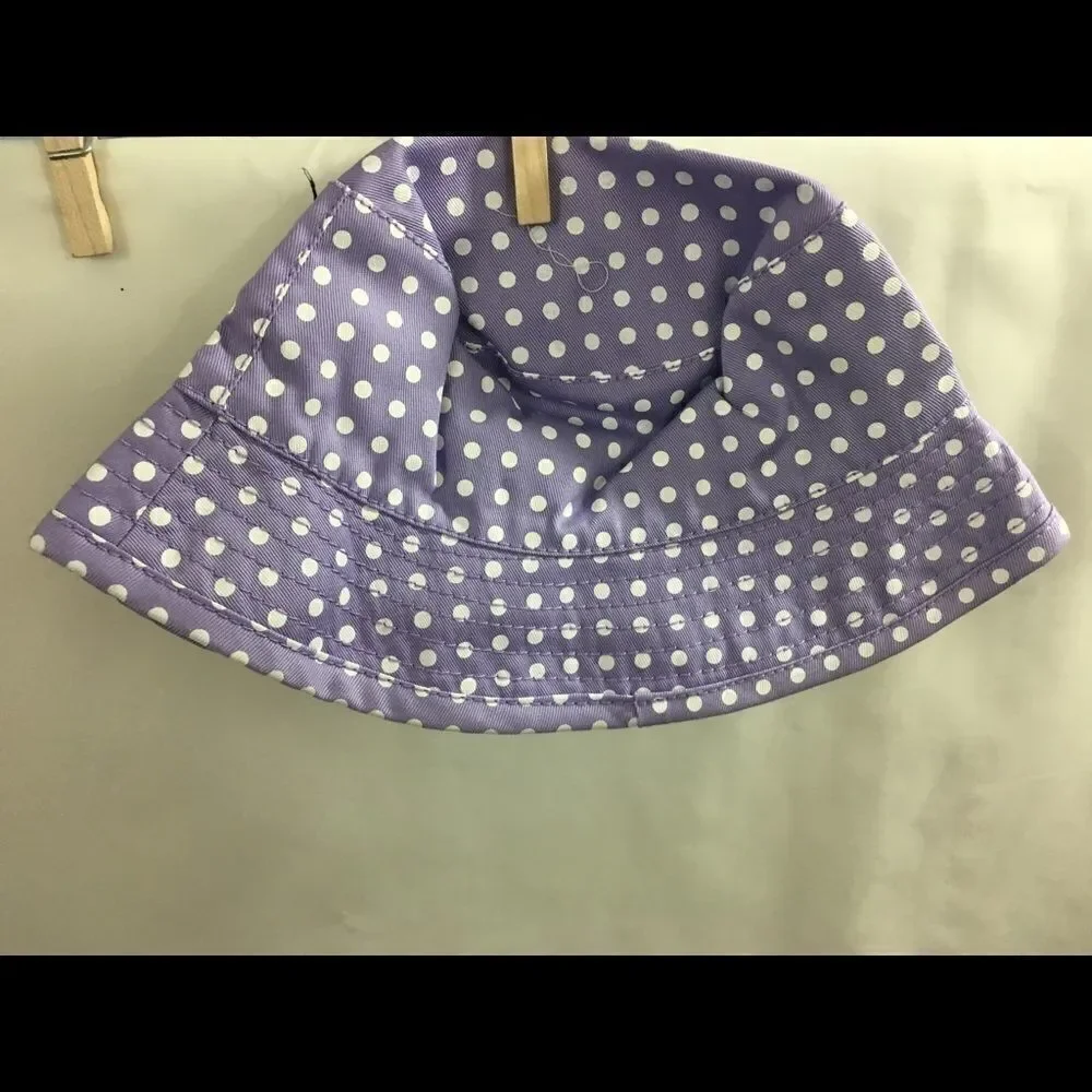 Kid Connection Infant Purple w/white polka dot